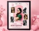 Custom Birthday Frame with Photos