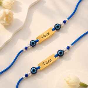 Personalized Evil Eye Name Rakhi