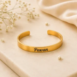 Customized Gold Name Kada
