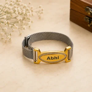 Customized Magnetic Name Bracelet, Personalized Magnetic Bracelet