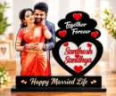 Customized Couple LED Photo Stand