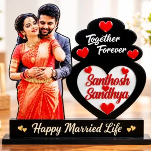 Customized Couple LED Photo Stand