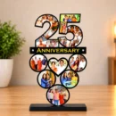 Personalized 25th anniversary photo collage gift