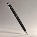 Personalized slim touch pen with aluminium body and ballpoint refill