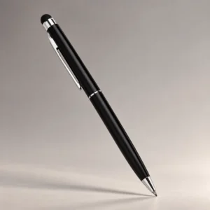 Personalized slim touch pen with aluminium body and ballpoint refill